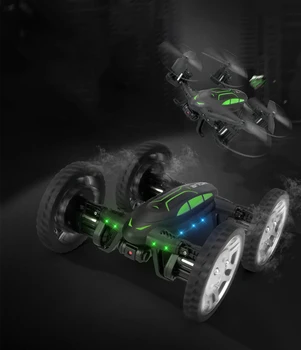 

Children Toys Land Air Dual Mode RC Aircraft Real-time Aerial Mobile Phone RC Tumbling Fixed Height Mini Drone Kid's Gifts