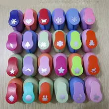 free ship flower furador 5/8'' 1.5cm diy paper cut Eva Foam Maker puncher scrapbooking labor saving for kid hole punch CL-1208