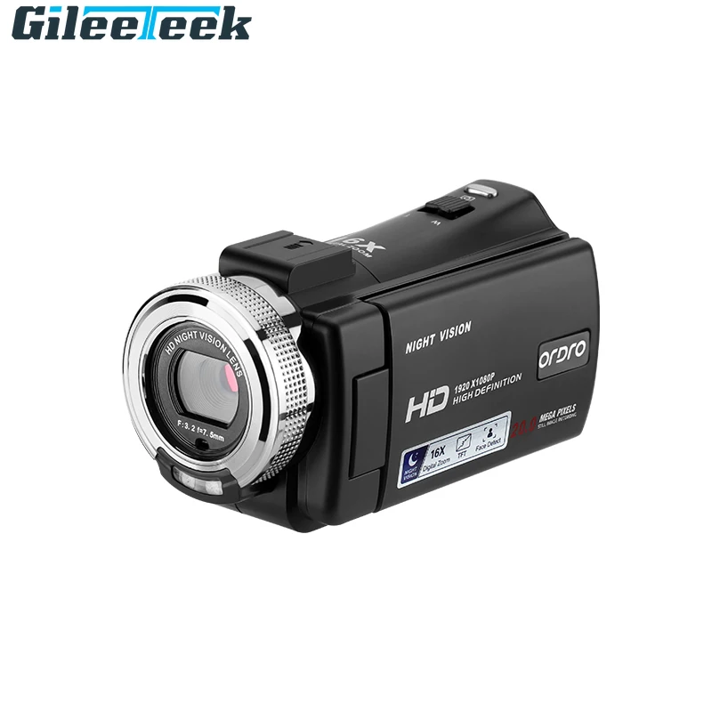 Camcorders ORDRO HDV-V12 HD 1080P Video Camera Recorder Infrared