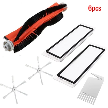 

Vacuum Cleaner Parts Tool 6PCS Sets Of Consumables For Millet, Stone And Small Tile Sweepers Sweeping Robot Machine Accessories