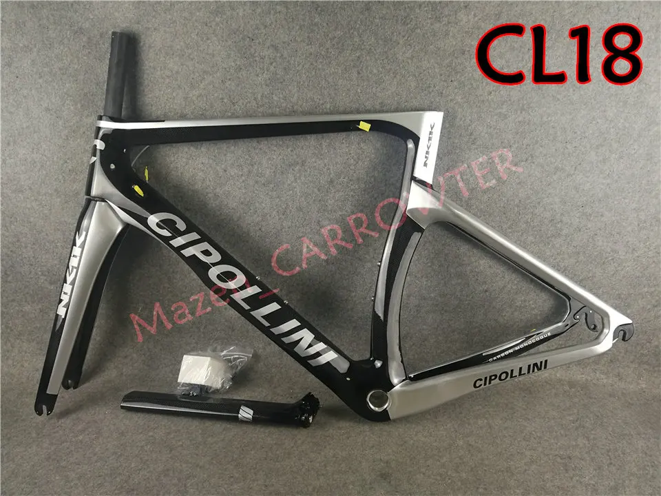 Дорожный велосипед набор Рам 5 камуфляжные модели T1000 3 K/1 K MCipollini NK1K карбоновая рама с BB68/BB30 матовая/глянцевая XXS/XS/S/M/L/XL - Цвет: CL18