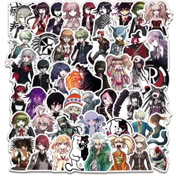 Pegatinas de grafiti de personajes de Danganronpa, paquete de 10/30/50 piezas, pegatinas de PVC para ordenador portátil, bicicleta, monopatín, equipaje, impermeable, juguete