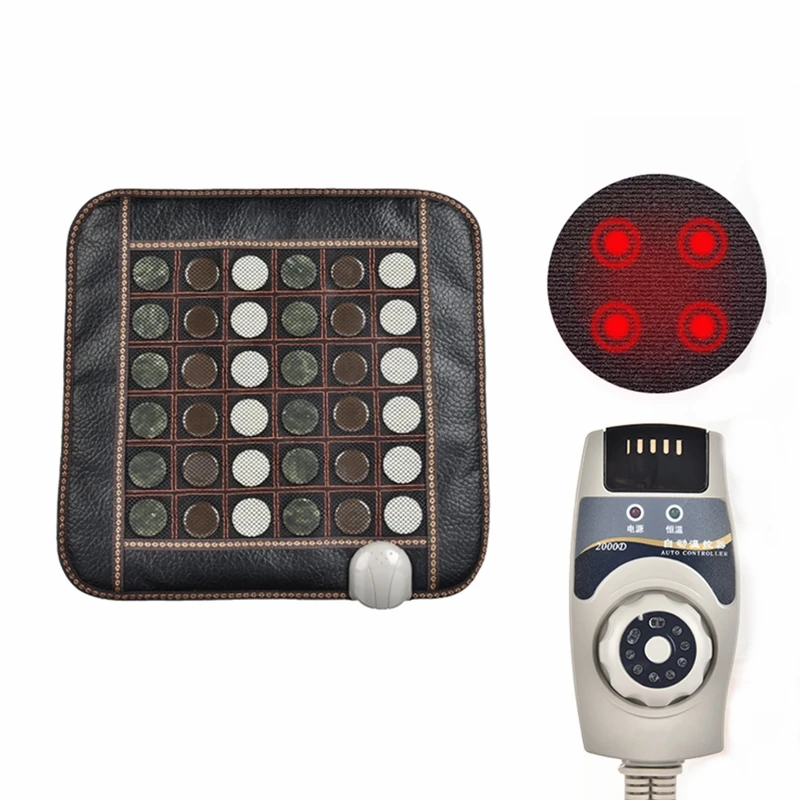 Heating Foot Massager Infrared Therapy Back And Neck Massage Mat Electric Blanket Natural Jade