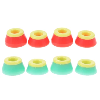

4 Sets PU Replacement Bushings for Skateboard Trucks, Hardware Longboards Scooters Cruisers Accessories Spare Parts