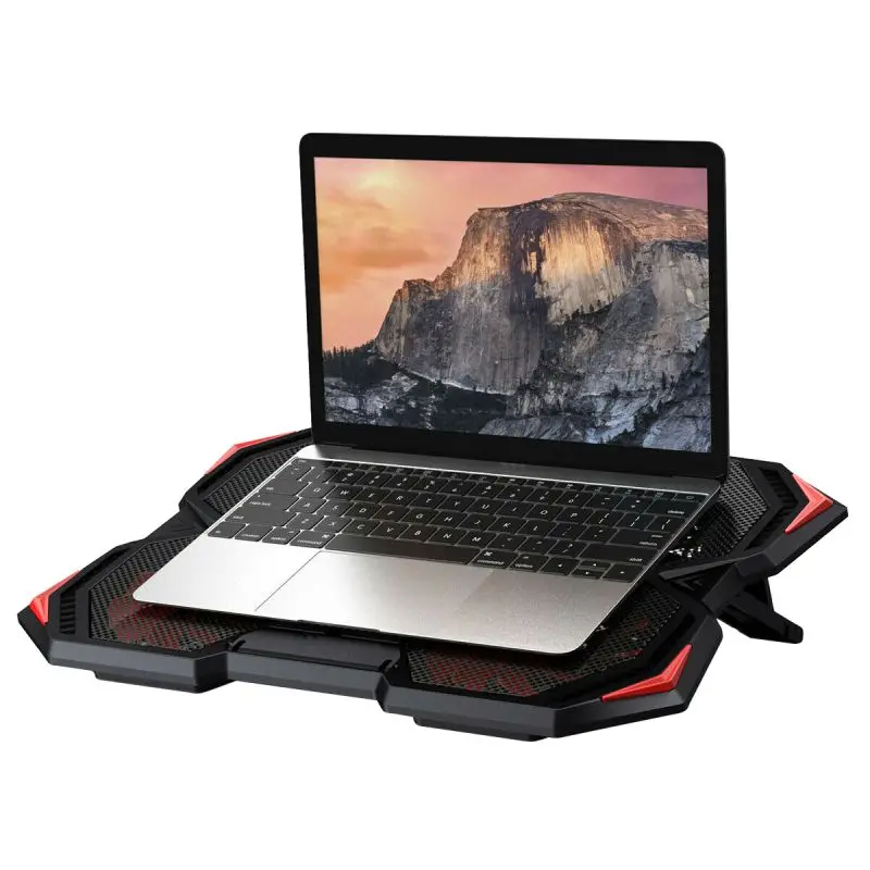 

USB Fan Cooler Dual USB 3.0 Laptop Cooling Pad Portable Compatible Practical 10-17 Inches Gaming Laptop