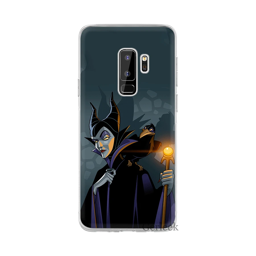 Чехол для телефона для samsung Galaxy M10 M20 M30 M40 S6 S7 край S8 S9 S10 S10e Plus Note 8 9 S3 S4 S5 твердый переплет верхняя юбка малефисенты для пленки - Цвет: H6