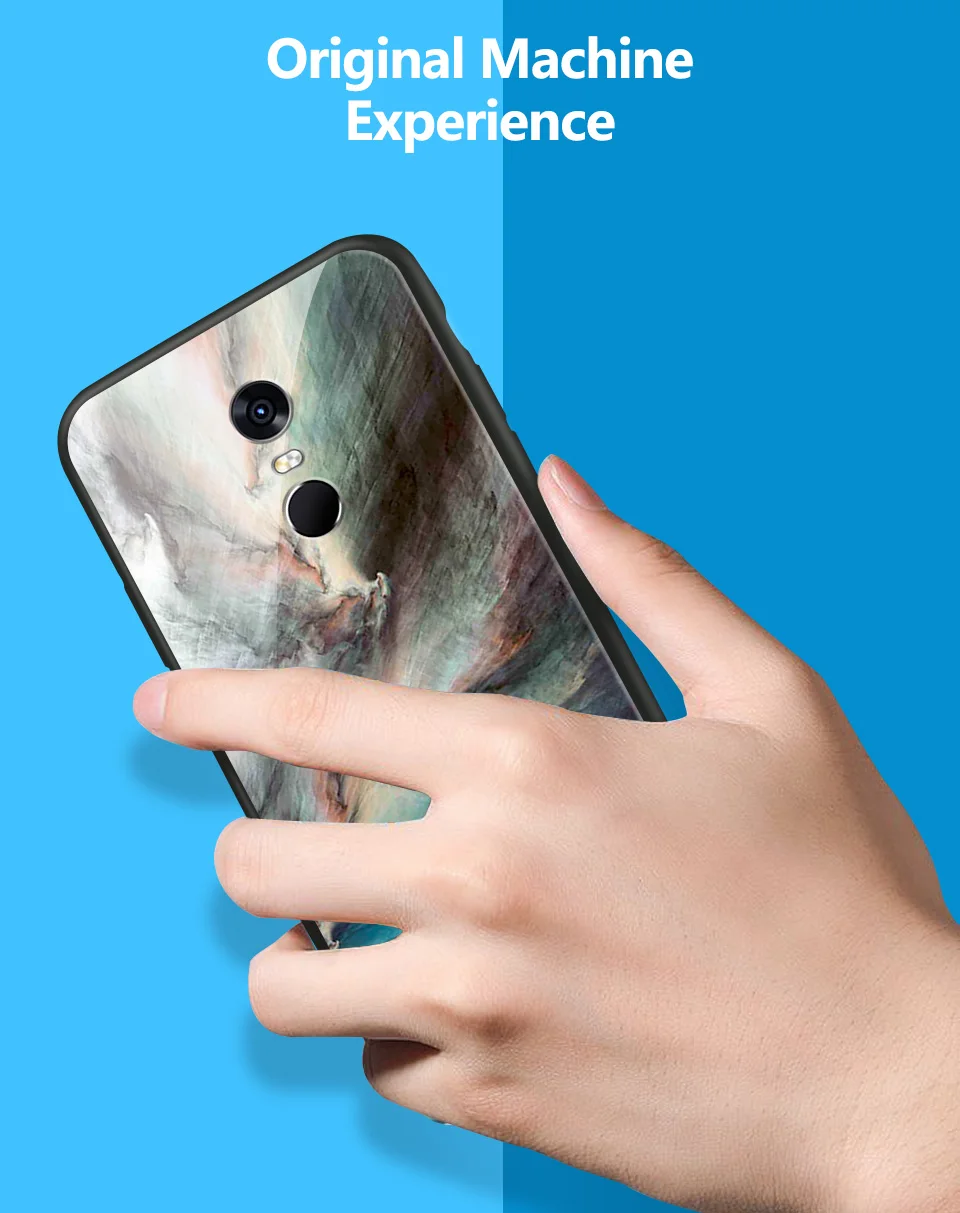 Для Xiaomi Redmi 4x чехол для телефона из закаленного стекла с звездным узором для Redmi 5 5A 5Plus Мягкий силиконовый край полная защита жесткий чехол
