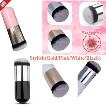 

OutTop 2018 Newly Flat Foundation Face Blush Powder Contour Makeup Brush Cosmetic Tool 04.13