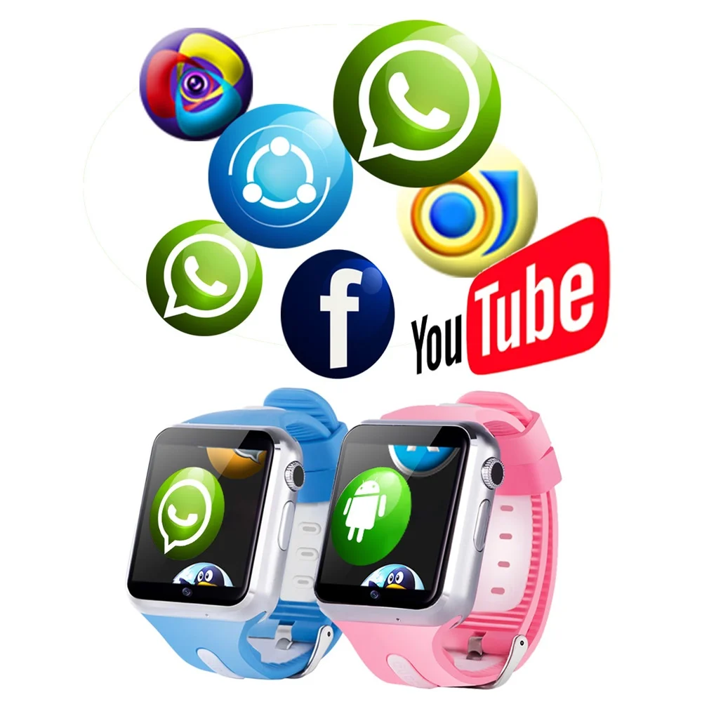 696 V7W Smart Watch SIM Camera Smartwatch For Android Smartphone touch screen MTK6572