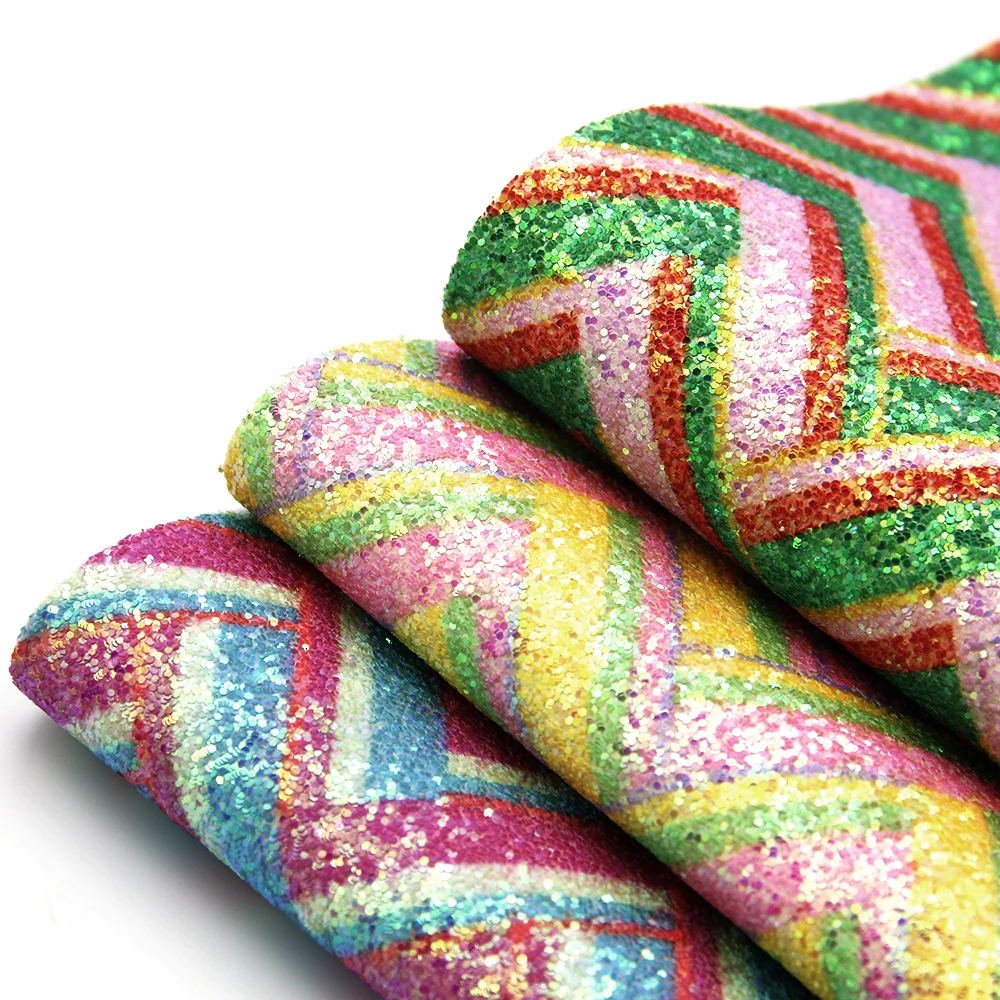 20*34 см Полоса Лоскутная блестящая искусственная кожа для DIY волос лук сумки телефон чехол для домашних мероприятий, 1Yc7950
