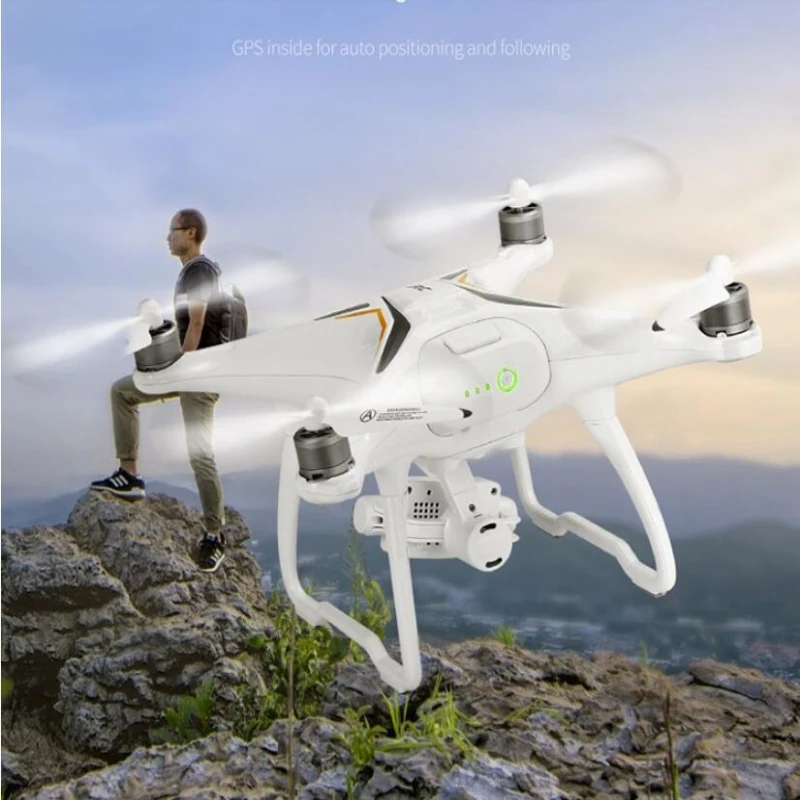 Умный бесщеточный gps WiFi FPV Радиоуправляемый Дрон двухосный стабилизатор карданный 25 минут 5G 1080P камера gps слежение за мной селфи RC Квадрокоптер