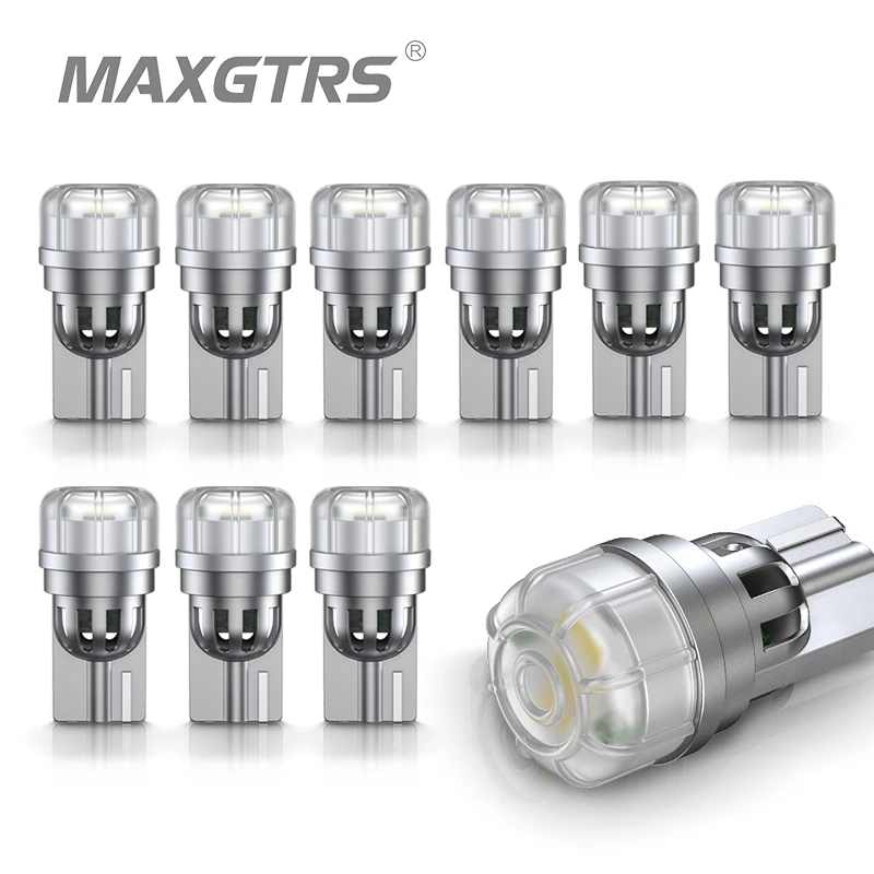 10x 800lm 1000lm T10 W5w Led 3020 Smd Chip Canbus Car License Plate Dome Map Turn Singal Light White Yellow Red Light Switch Wall Plates Plate Light Bulbplate Roll Aliexpress