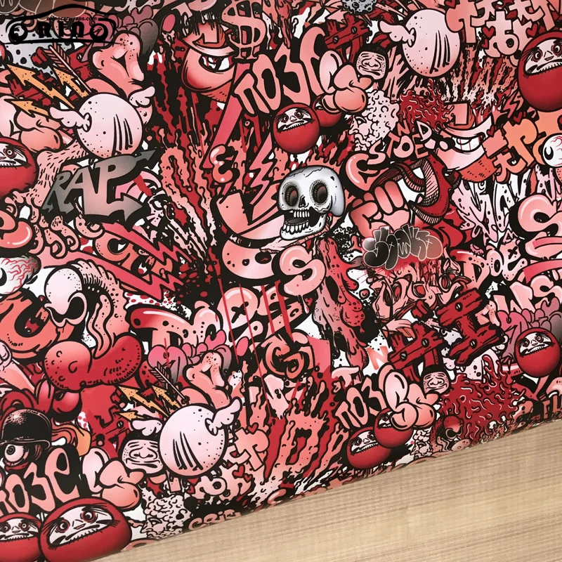 Cartoon Sticker Bomb Vinyl Wrap Decal-3