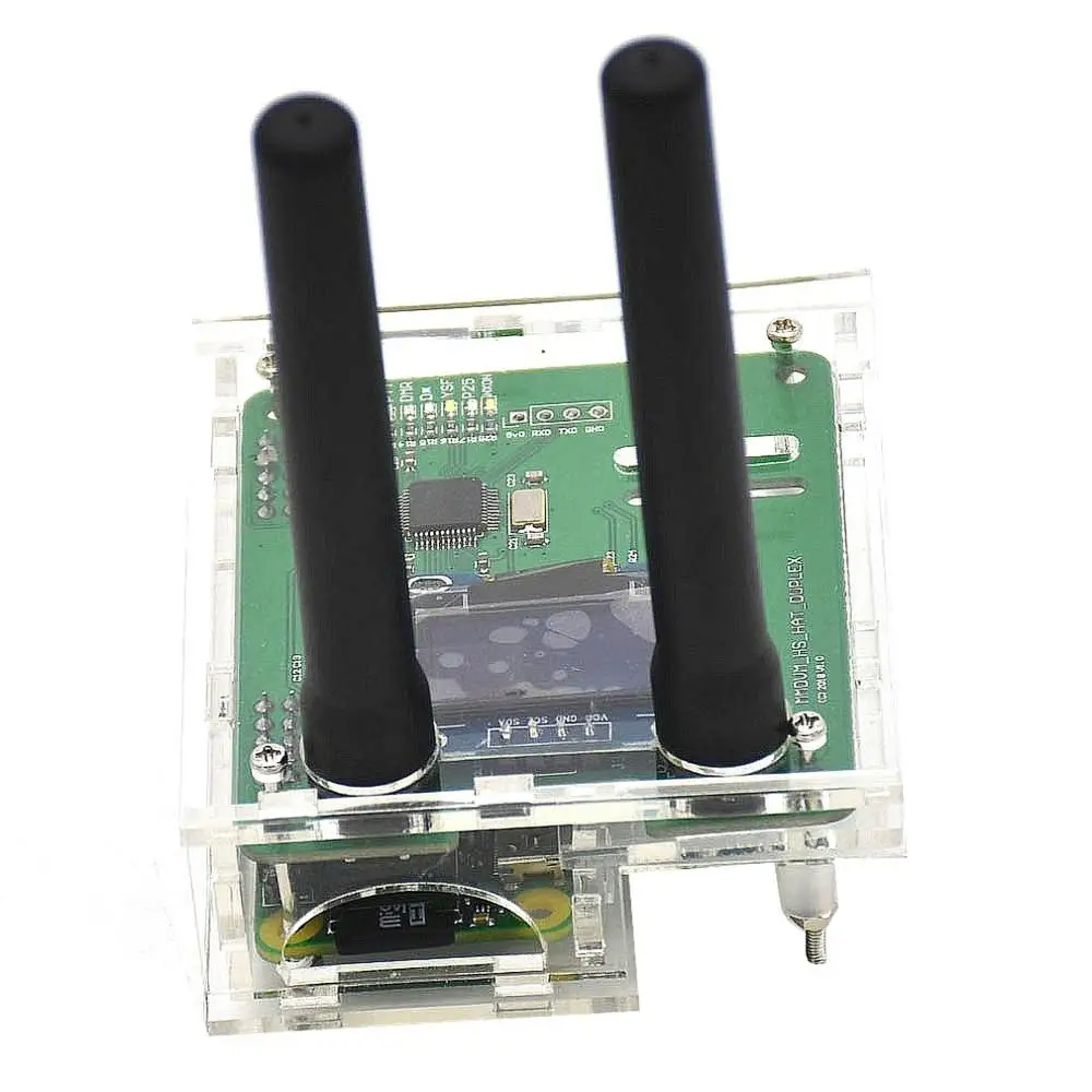 Дуплексная Поддержка точки доступа MMDVM P25 DMR YSF Zero+ 2 шт антенна+ oled-экран+ чехол Exclouse