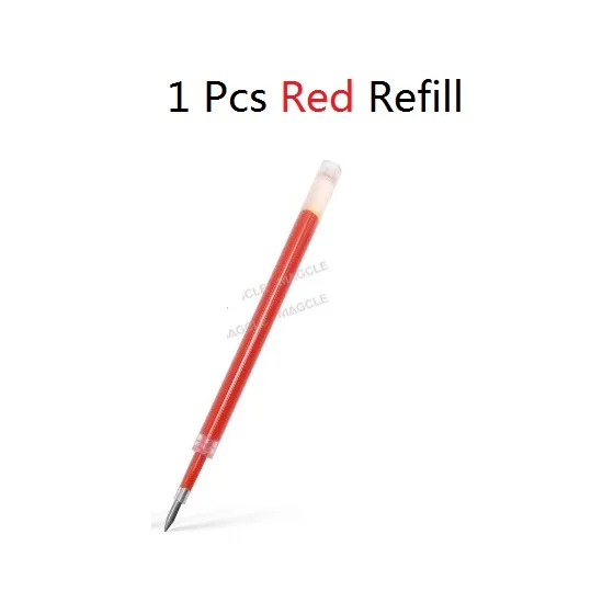 Xiaomi mi jia, 1 шт., розничная, гелевая ручка без колпачка, черные чернила, ручка для письма, гладкая, швейцарская, сменная, mi Kuni, Япония, OEM, синий/черный - Цвет: 1 PCS Red Refill