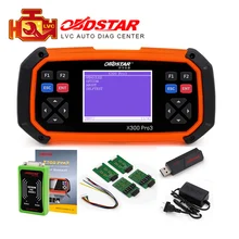 Obdstar x300 pro3 chave mestre obdii x300 obd2 programador chave ferramenta de correção odômetro eeprom/pic atualização online