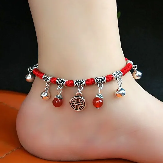 

Red Rope Tibetan Silver Men's Korean-style 10-19. 99 Yuan Chinese Zodiac Constellation