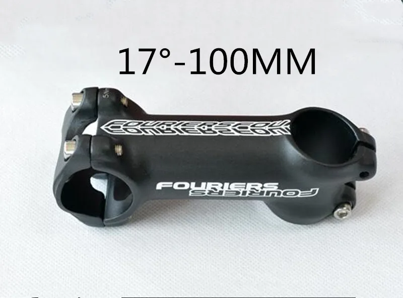 FOURIERS, SM-RA010, дорожный, 3D, кованый, стебель для велосипеда, части для велосипеда, 7/17 градусов, 31,8 мм, 80-130 мм - Цвет: 17 degree 100MM