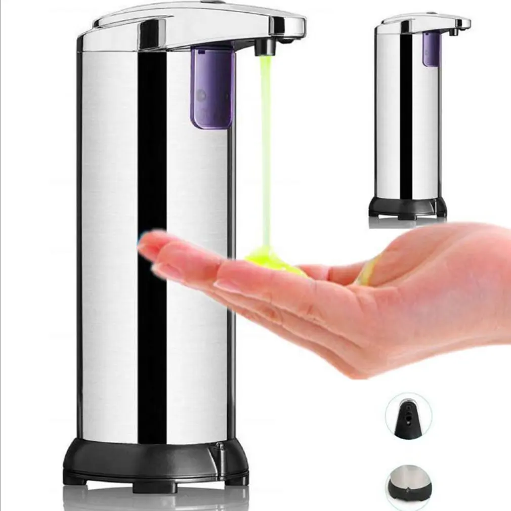 1 pcs Automatic sensor soap dispenser Automatic hand sanitizer Stainless steel Infrared sensor Induction 1 pcs Automatic sensor soap dispenser Automatic hand sanitizer Stainless steel Infrared sensor Induction