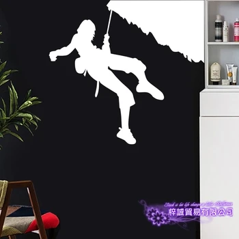 

Rock Climbing Wall Sticker Vinyl Climber Wall Decals Pegatina Decor Mural Home Decoration Extreme Sports Climbing Car Decal