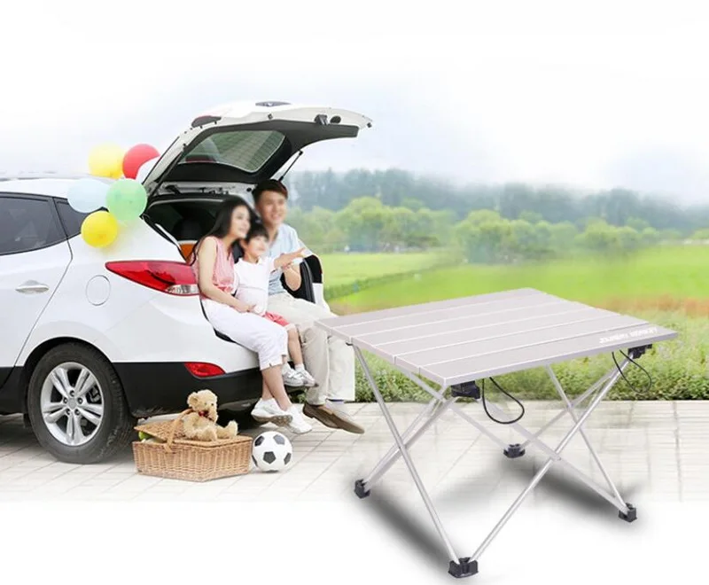 Portable folding table outdoor barbecue camping table stall ultra light table portable outdoor folding table