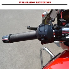 5pcs Motorcycle Black Electric Heated Grip Cover Inserts Handlebar Hand Warmer