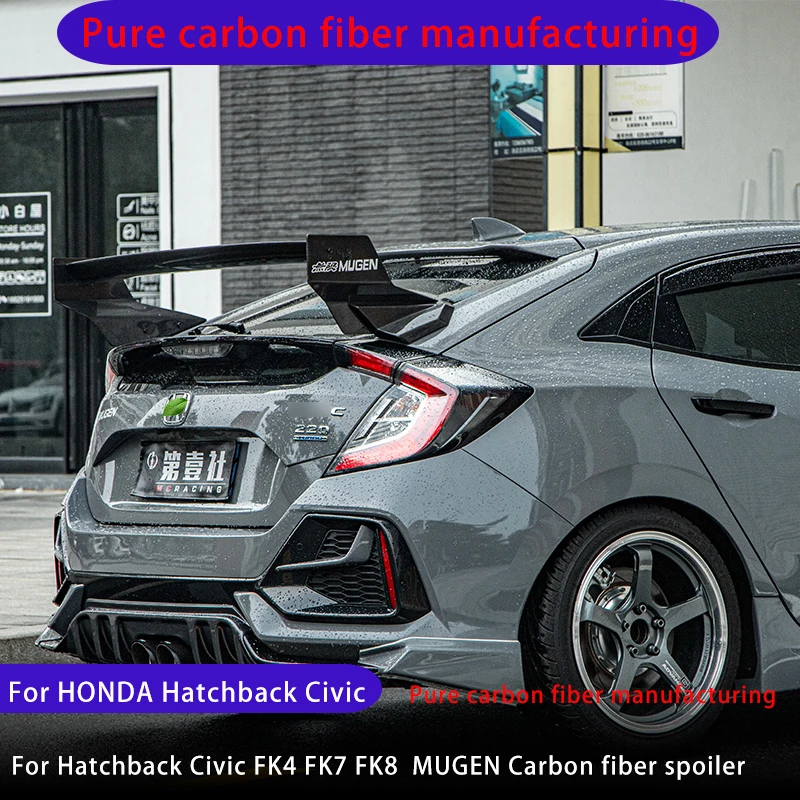 Fc/Fk 2016-2019 Typ C SANON 3-Teilige Karbonfaser-Lenkradknopf-Schalttafelverkleidung Passt für Honda Civic 10 