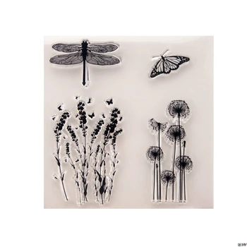 

Transparent Stamp Silicone Seal Sheet Decor For DIY Scrapbook Craft Card Album