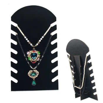 

Velvet Necklace Chain Bracelet Display Stand Board Jewelry Holder Rack Jewelry Accessory Stand Display Props Counter Decoration