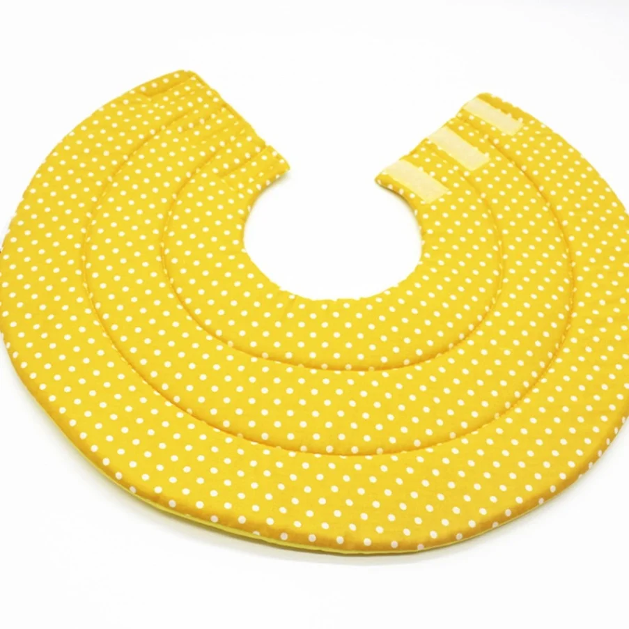 Water jade yellow Защитный чехол для собак, кошек, ранозаживляющий конус, защитный ошейник для домашних собак и котов, прозрачный медицинский ошейник для домашних животных - Цвет: Water jade yellow