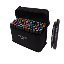 TOUCHFIVE 30/40/80/168 Цвета черный Средства ухода за кожей рисунок Маркеры алкоголя двойной возглавлял советы для Manga рисунок маркер Дизайн