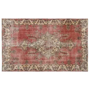 

Handmade Natural Vintage Turkish Area Rug 165x264 Cm-5'5''X8'8''