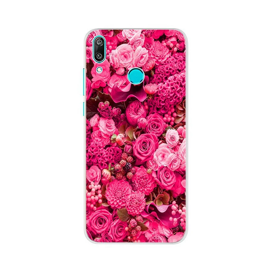 Для Huawei Y7 Y 7 Чехол Мягкий 360 Полный задний Чехол для Huawei Y7 Pro DUB-LX1 DUB-LX2 Y7 Prime украшение маски на заднюю панель - Цвет: Хаки