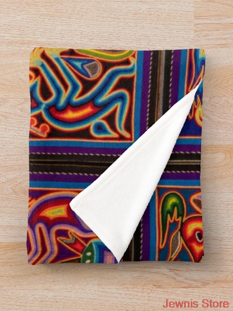 Huichol Throw Blanket Super Soft Printing Family Car and Sofa Bed throws Summer Office Quilts