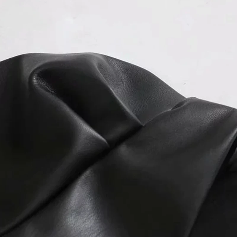 Модное женское вечернее платье Za, плиссированное черное сексуальное платье-карандаш из искусственной кожи с v-образным вырезом, женское облегающее элегантное шикарное женское платье Vestidos
