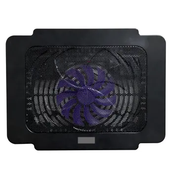 

Laptop Cooler Cooling Pad Base Big Fan USB Stand For 14 Inch LED Light Notebook