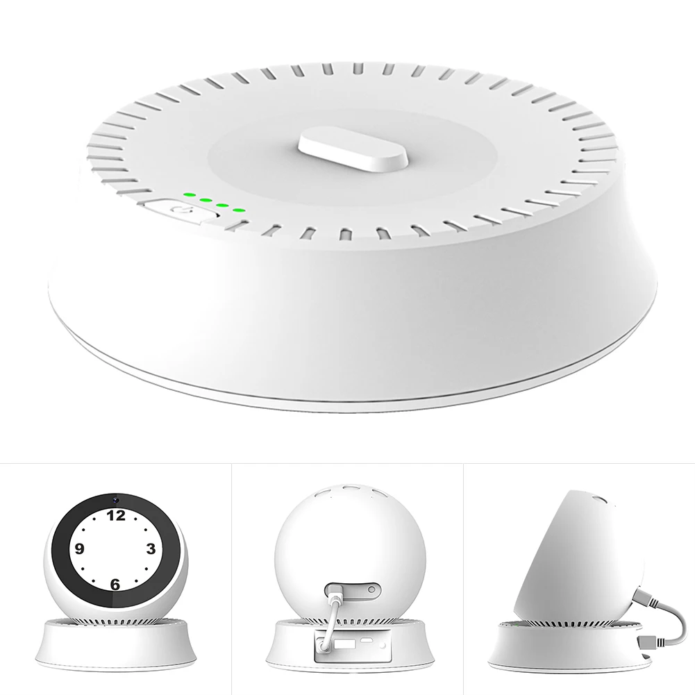 

Portable Power Bank Stand Base 5200mAh Battery Long Time Charging for AMAZON Echo Spot OC-shipping