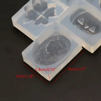 

5Pcs Pumpkin Clover Shell Ice Cream Silicone Mold Kit UV Resin Epoxy Resin Mold