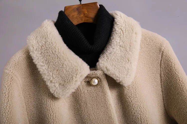 [EWQ] Осень корейский стиль длинный рукав толстые теплые норковые кашемировые пальто Зимние Модные женские длинные меховые пальто 4 цвета QL4