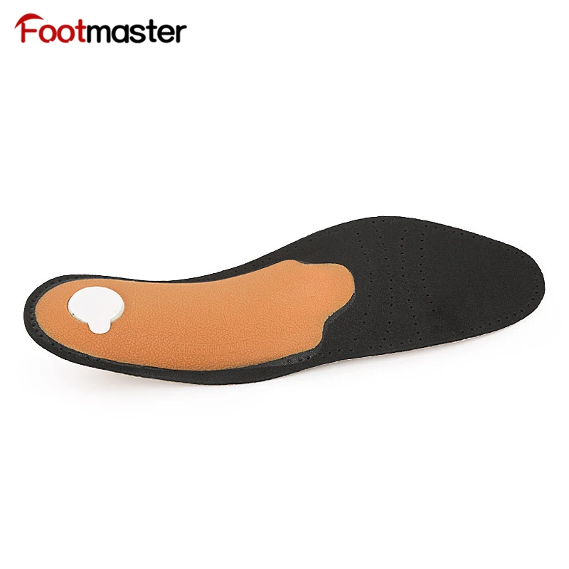 FootMaster Arch Support s Plantar Fasciitis стельки для ног Дышащие из воловьей кожи ортопедические