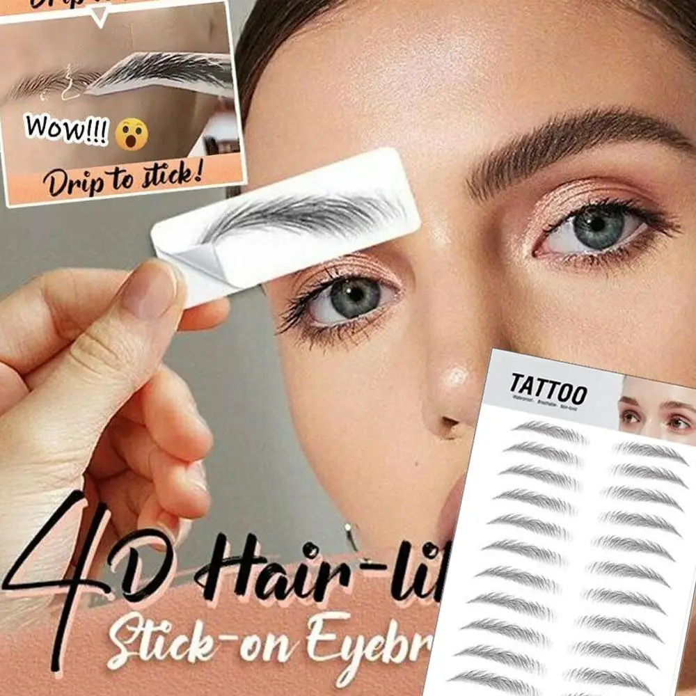 3d наклейка для бровей водостойкая Bionic подставка полуперманентного