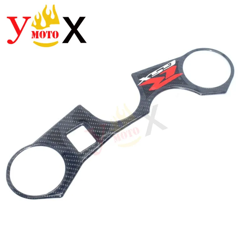 Carbon Triple Tree Top Clamp Decal Pad Sticker Fit For Suzuki GSXR1000 07-08 k7