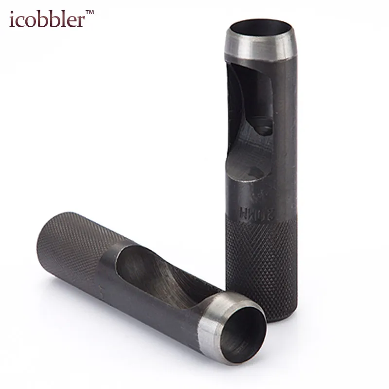 Leather Hole Punch Leather Craft Tools Leather Puncher 1-25mm Round Steel Leather Craft Hollow Hole Punch Tool Cutter for Belt Strap Waist Watch Band Plastic Wood DIY