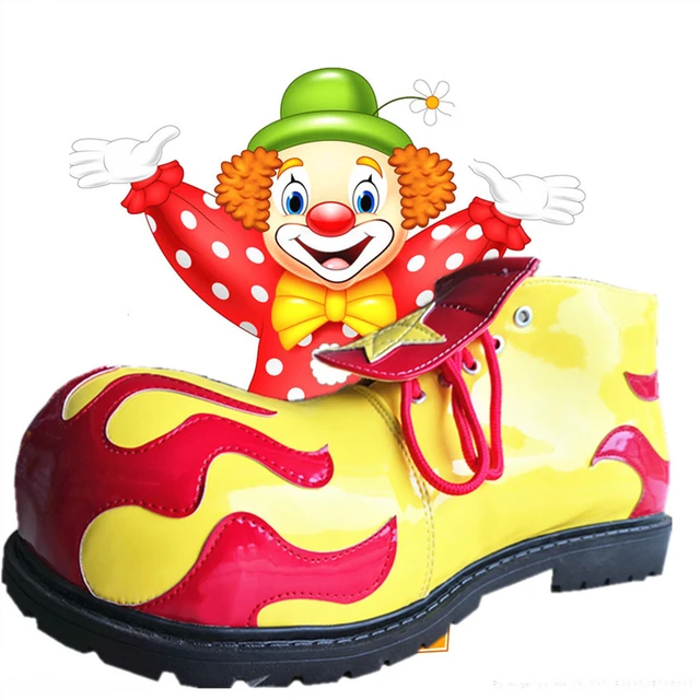 Clown Shoes - Halloween Party Shoes - Circus Fancy Dress