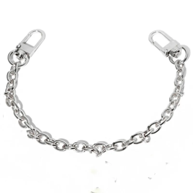 

Модное украшение, 8 мм, короткие цепочки 25 см, 30 см, серебряные цепочки, чтобы надеть шармы, короткая Серебряная цепочка для сумок, цепочки для поделок, Obag ручки