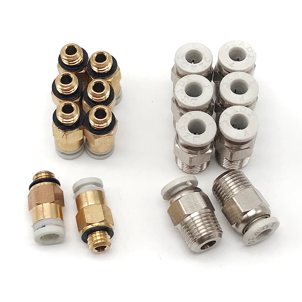 Трубка подачи сопла PTFE 2x4 мм высокотемпературное сопротивление с быстроразъемами AS99