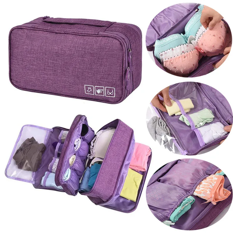 Underwear Storage Bag Travel Bra Underwear Bag Sock Bra Suitcase