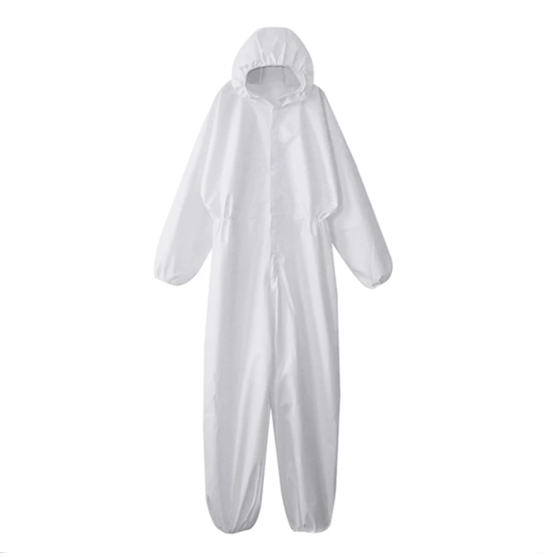 

White Coverall Isolation Suit Disposable Dust-proof Protective Clothing SP99