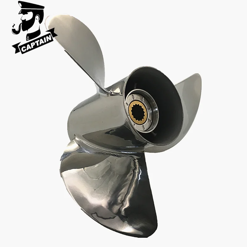 

Captain Propeller 13 1/4x17 Fit Yamaha Outboard Engines T50 60HP 75HP 80HP 90HP 100HP 130HP Stainless Steel 15 Tooth Spline