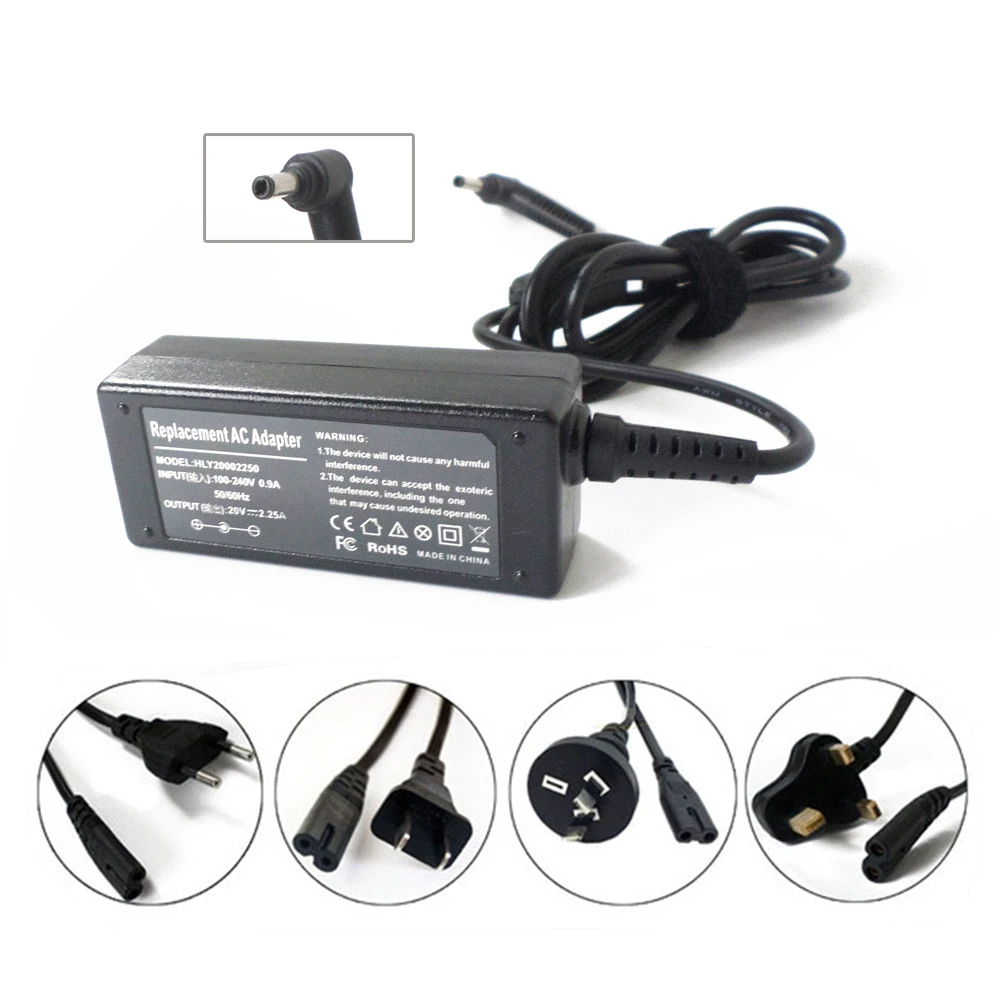 

20V 2.25A 45W AC Adapter Battery Charger Power Supply Cord For Lenovo IdeaPad 100-14IBY 100-15IBY 80MH000XUS 80MH000YUS Notebook